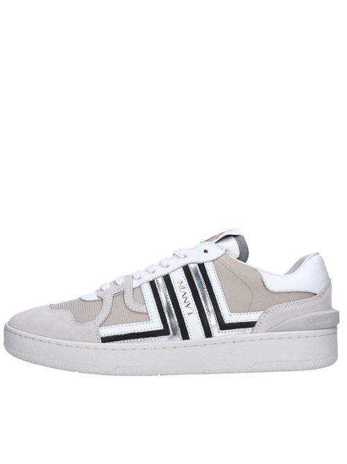 Multi-material trainers LANVIN PARIS | FW-SKDK00-NASP-P22BEIGE-BIANCO